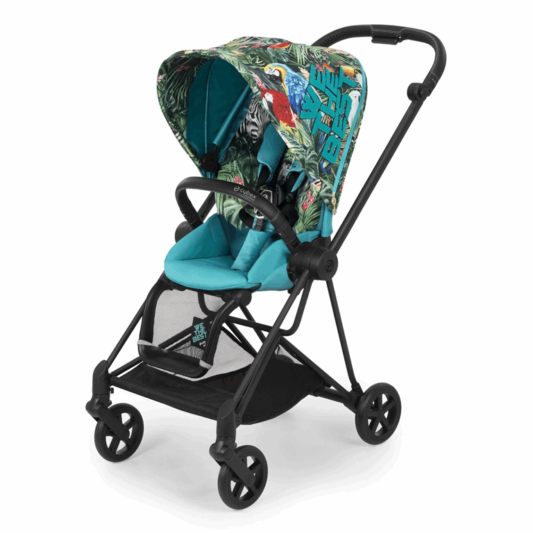 Cybex, Mios 2.0 - wózek spacerowy klasy Premium-Cybex by DJ Khaled-Chrome z brązową rączką