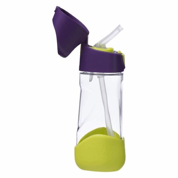 B.Box - Bidon tritanowy ze słomką 450 ml-Passion Splash