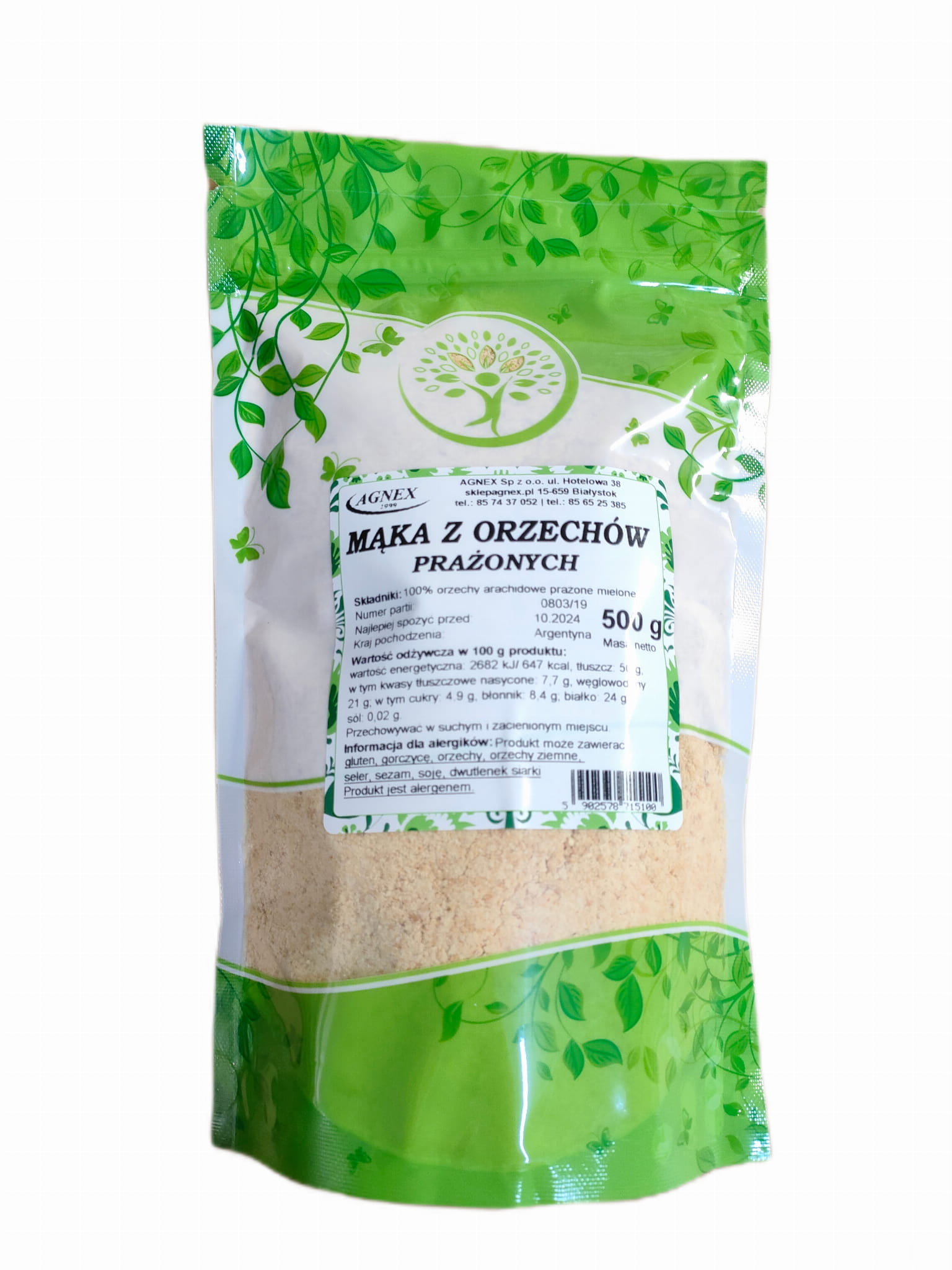 Mąka z orzechów prażonych 500g