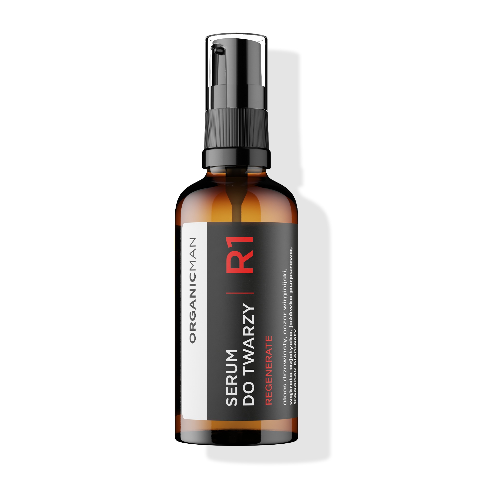 Serum do twarzy regenerujące i odmładzające Organic Man R1 50g