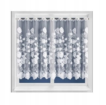 Firanka żakardowa 023006 wys.130x160 cm biała
