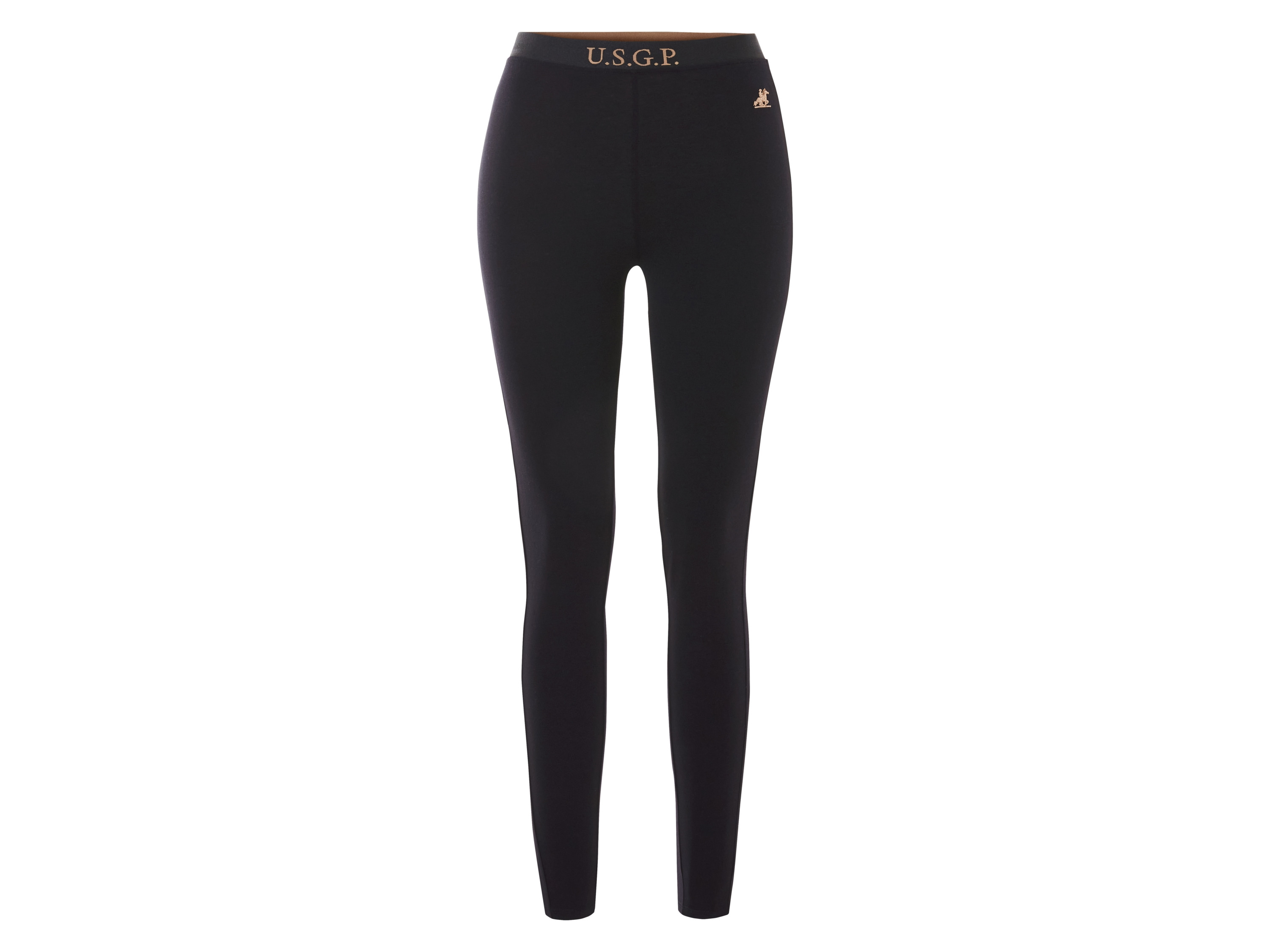 esmara Leginsy damskie x Grand Polo z bawełną Czarny, XS 32/34