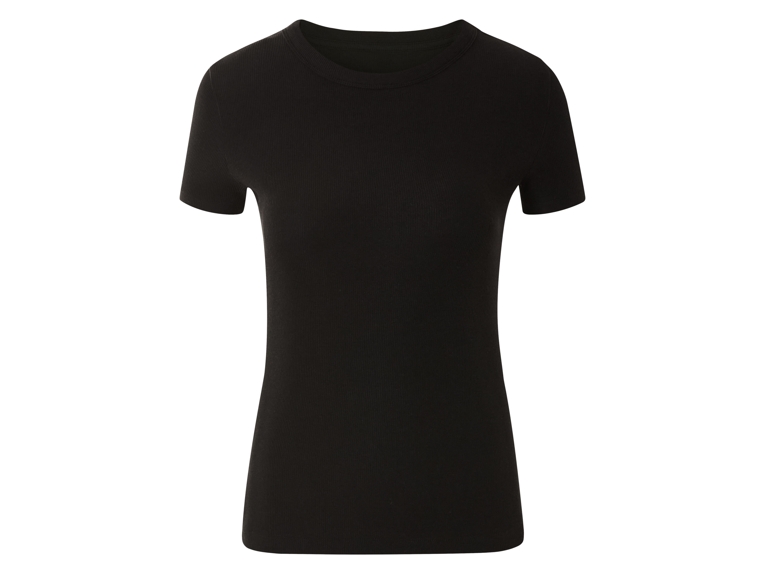 esmara T-shirt damski z dzianiny Czarny, L 44-46