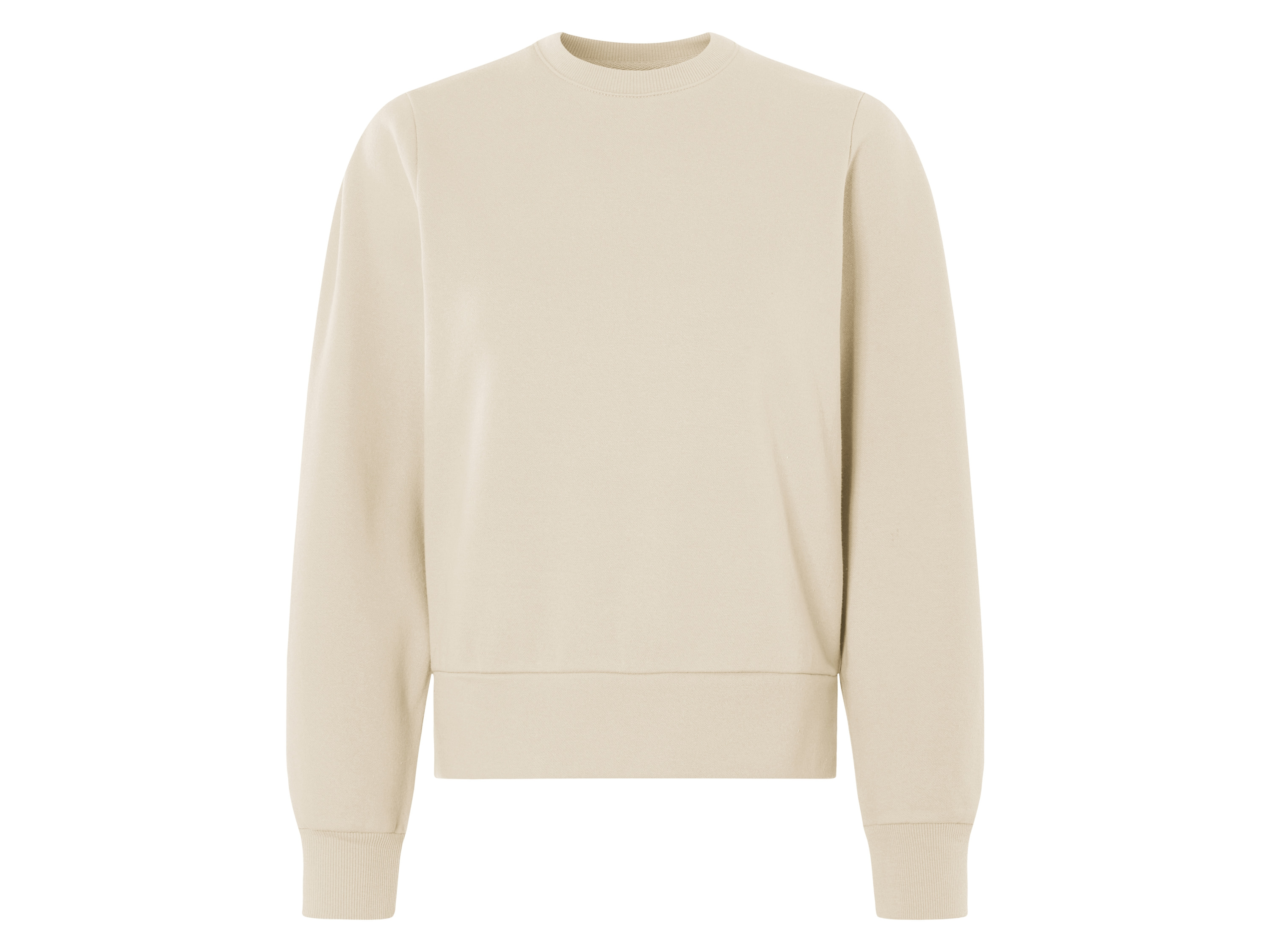 esmara Bluza dresowa damska Kremowy, M 40/42
