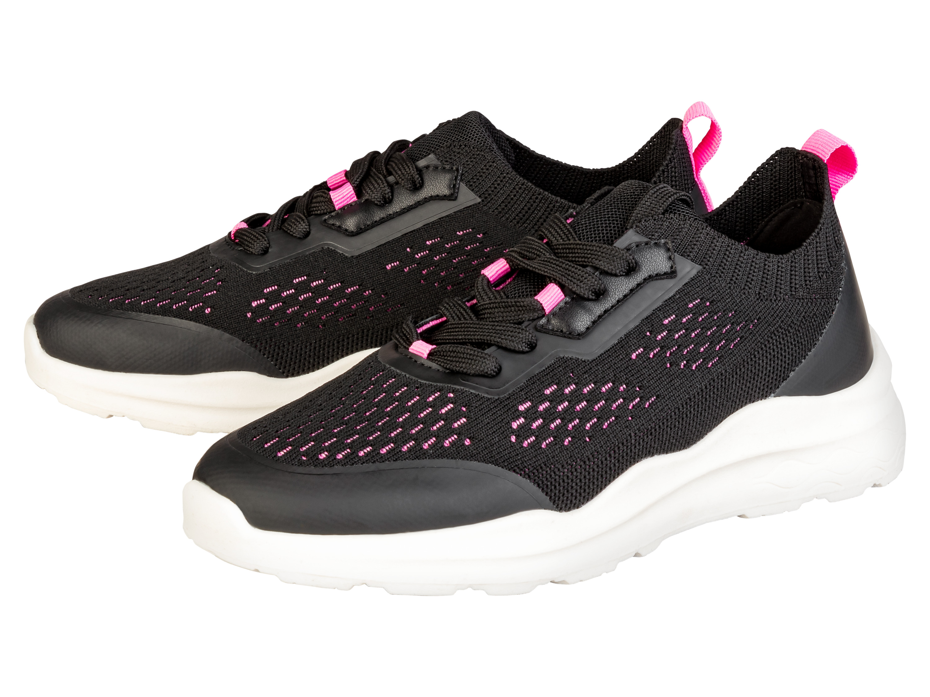 esmara Buty damskie casualowe Czarny/różowy, 38