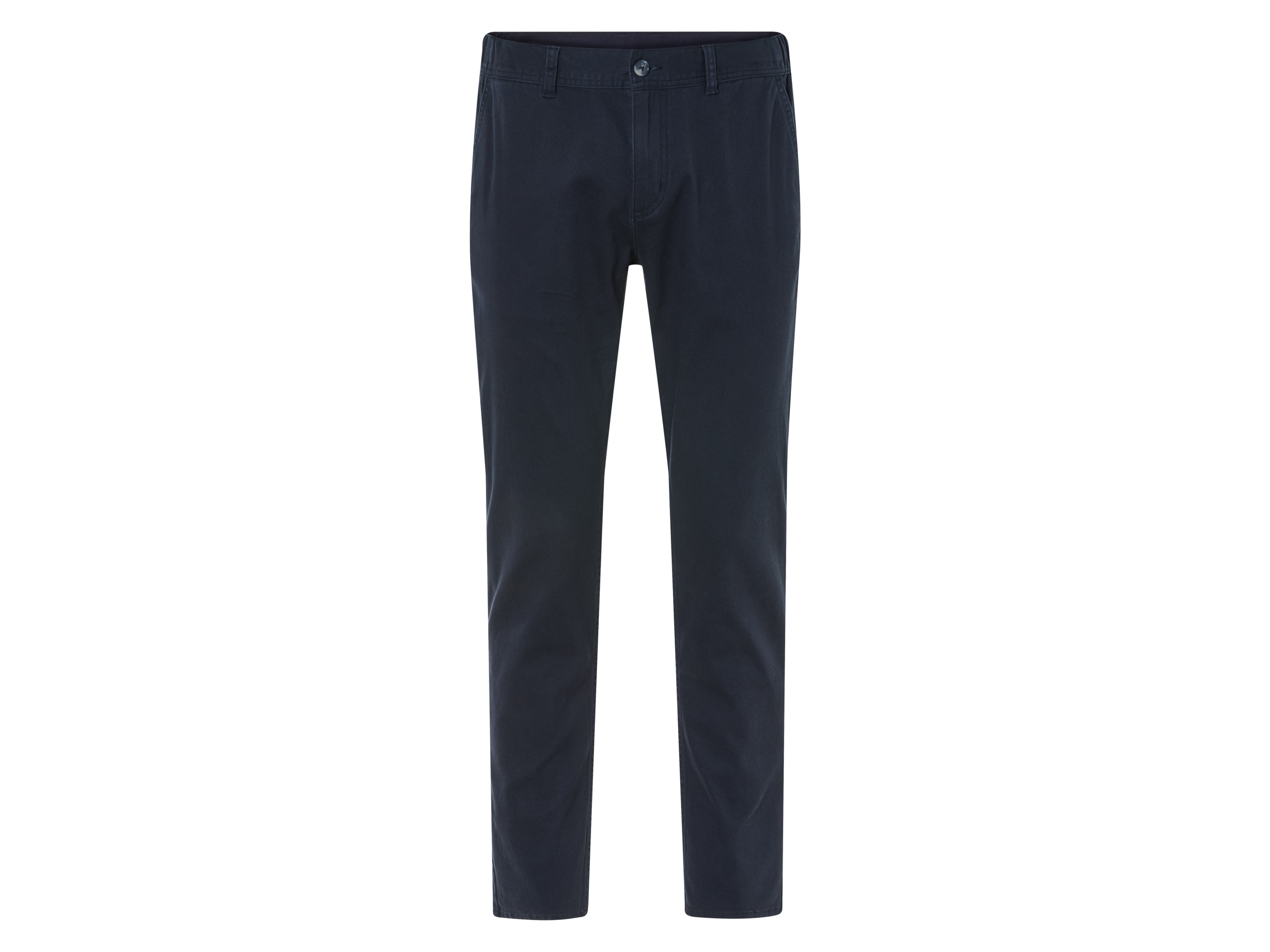 Livergy Spodnie chinosy męskie, Slim Fit Granatowy, XL 56/58