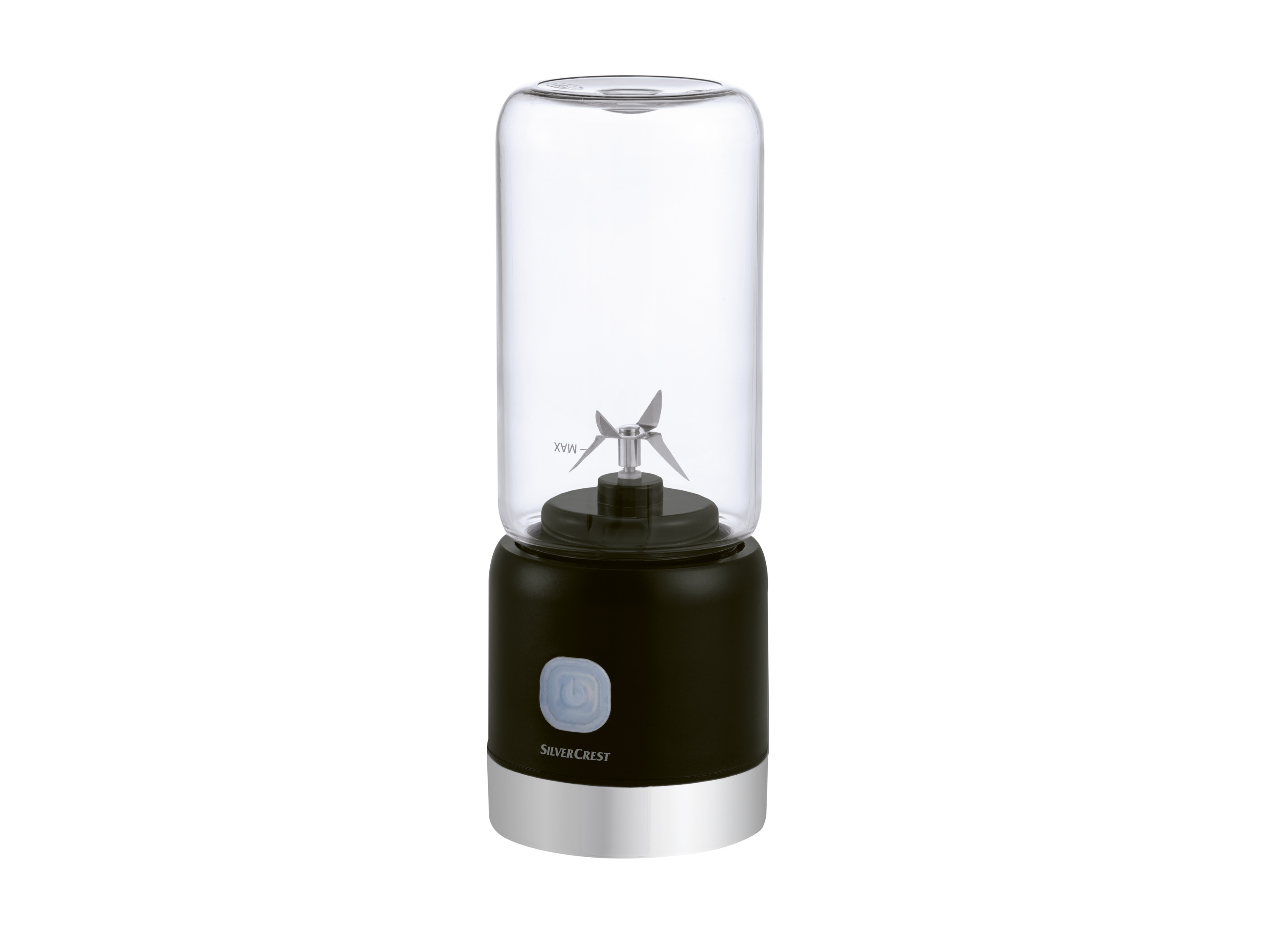 Silvercrest Kitchen Tools Akumulatorowy blender do smoothie Ssma 67 B2 /Sosma 67 B2, 67 W Czarny