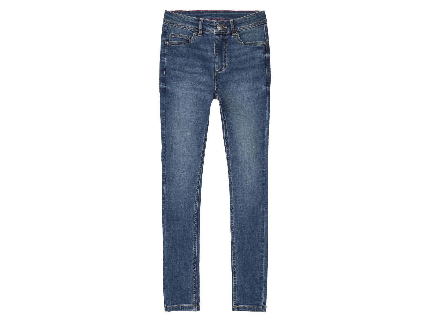 pepperts! Jeansy dziewczęce, super skinny fit 146, Niebieski