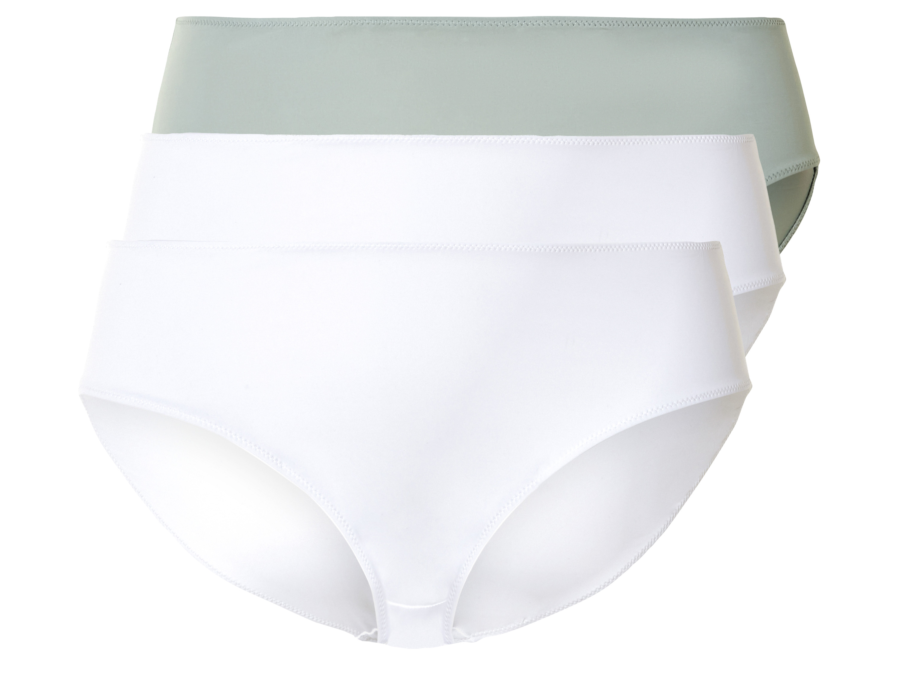 esmara Figi damskie Xxl, 3 pary XL 48/50, Miętowy/biały