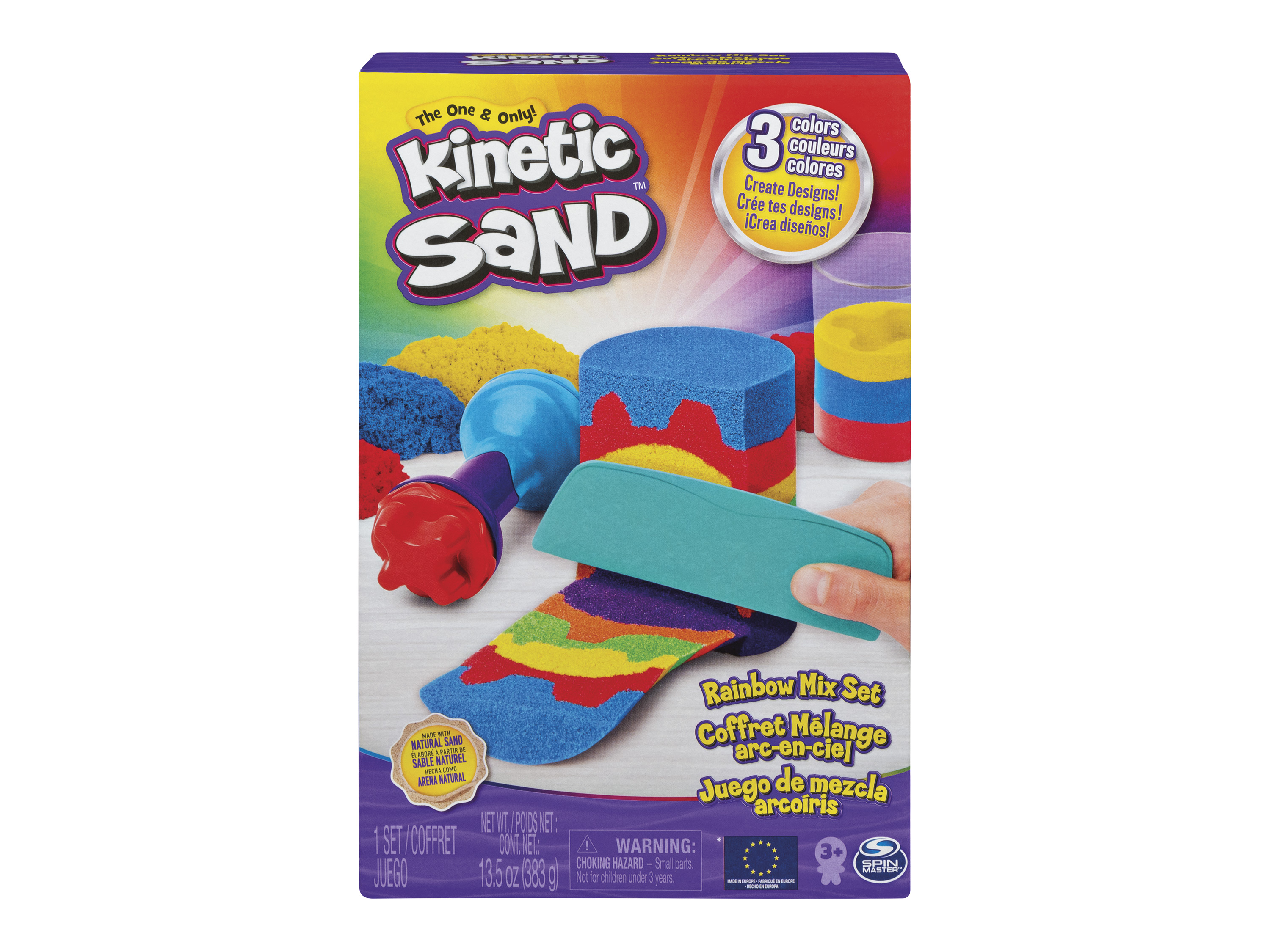 Spinmaster Piasek kinetyczny tęczowe kolory