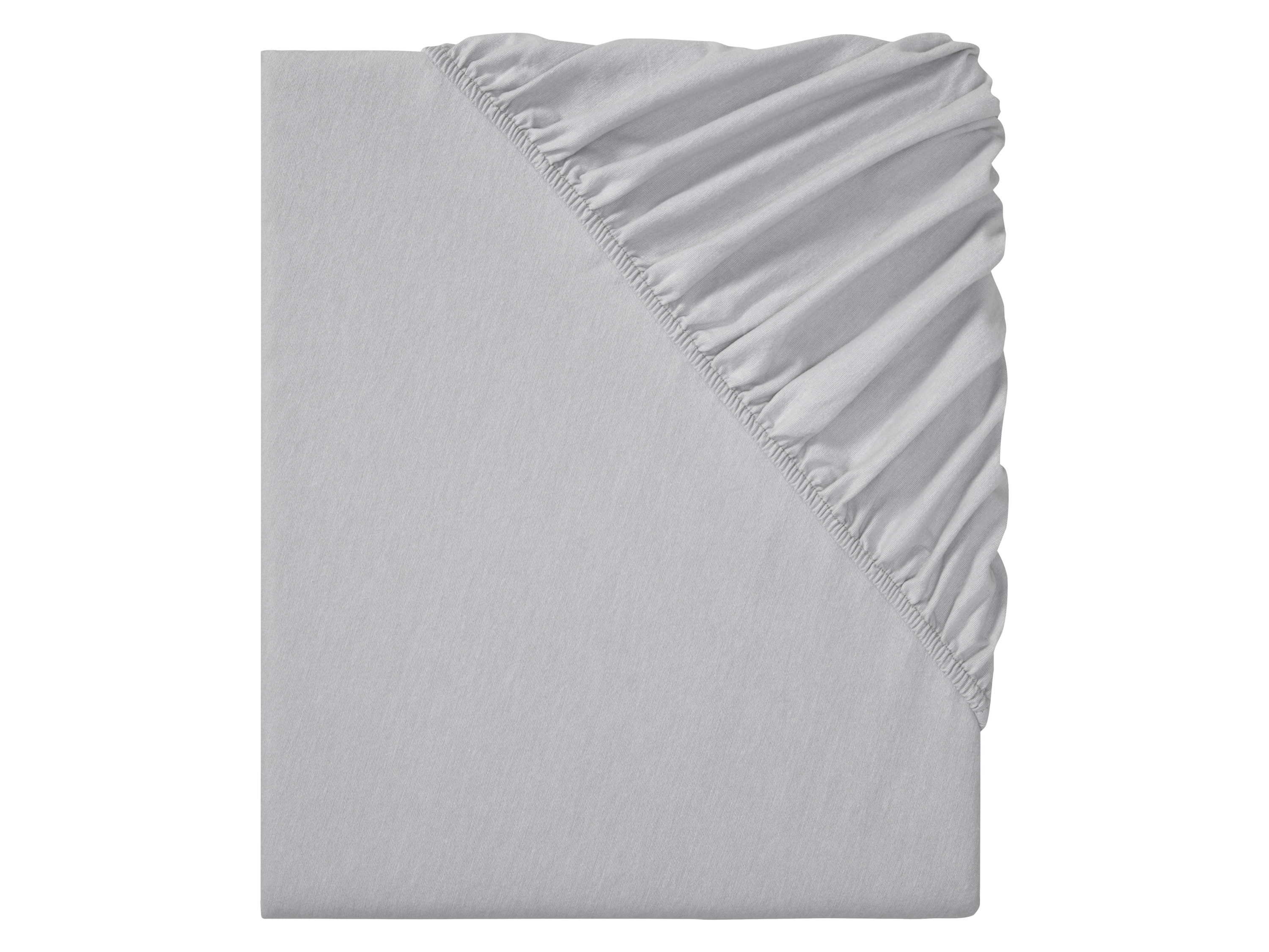 Livarno home Prześcieradło flanelowe, 90-100 x 200 cm Szary