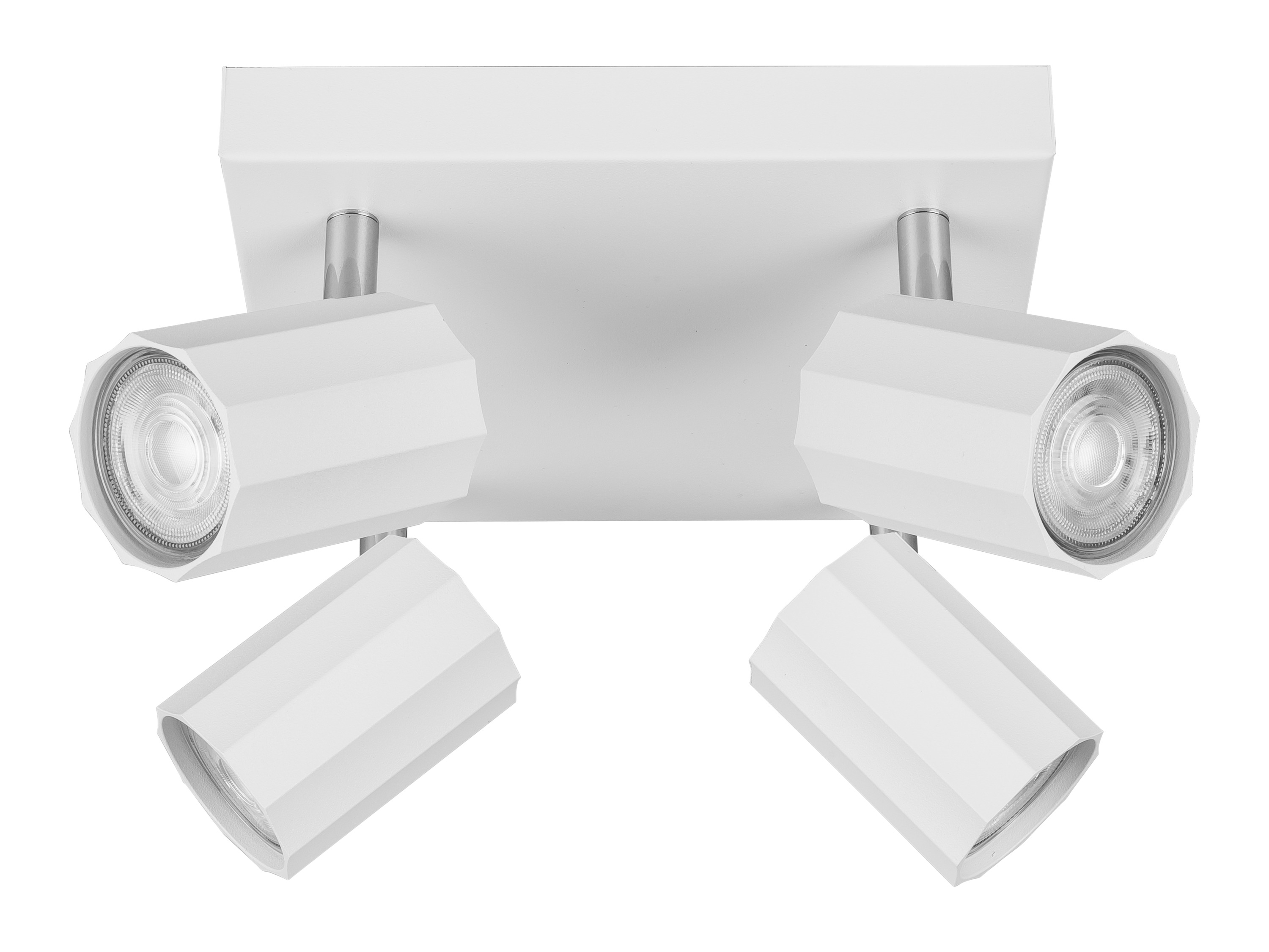 Livarno home Lampa sufitowa/ścienna, obrotowa Reflektor sufitowy, 4-punktowy, Biały