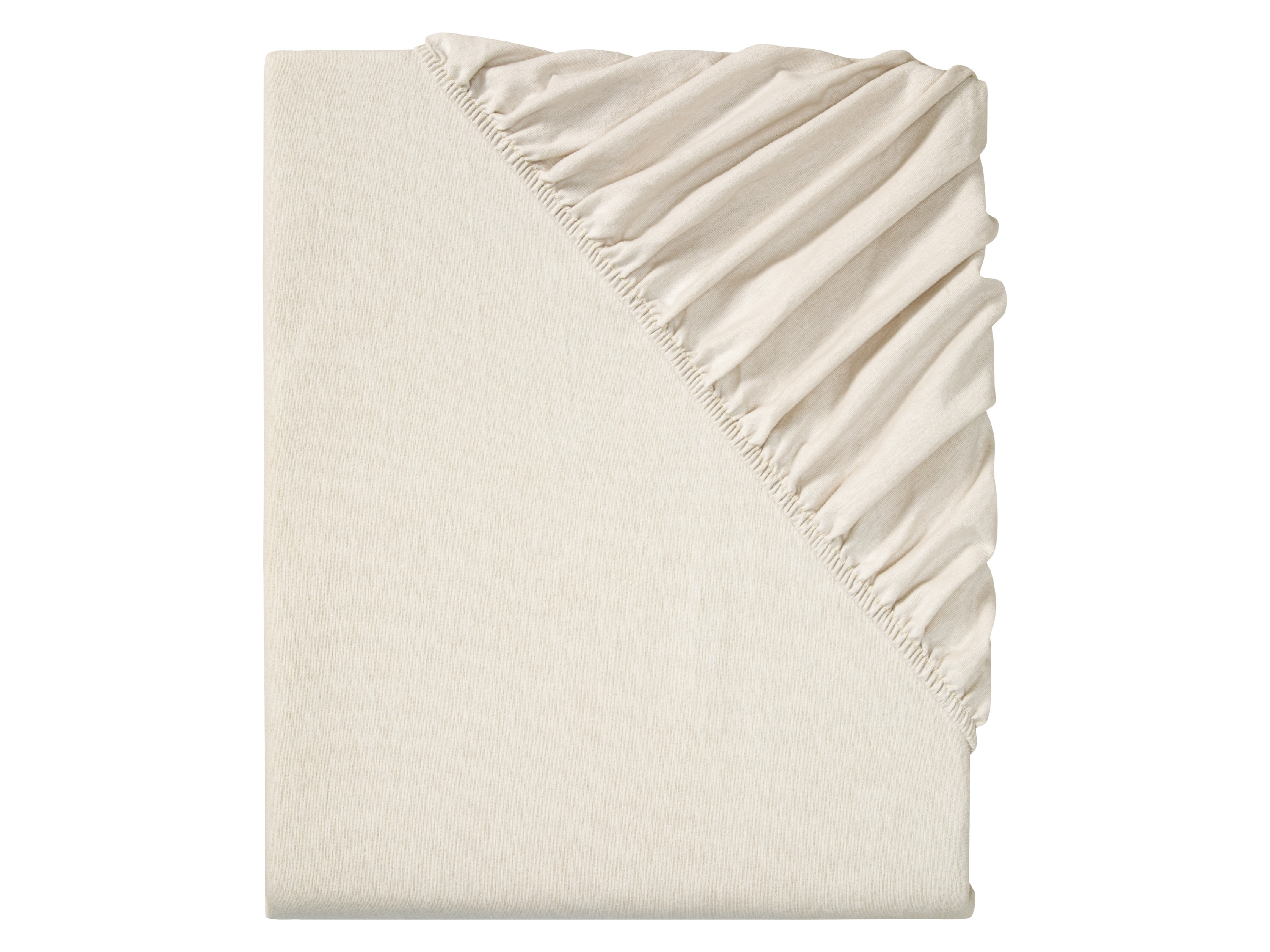 Livarno home Prześcieradło flanelowe, 140-160 x 200 cm Beżowy