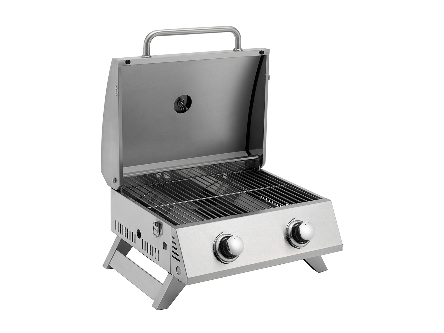 tepro Grill gazowy stołowy Chicago ze stali nierdzewnej, 6,0 kW