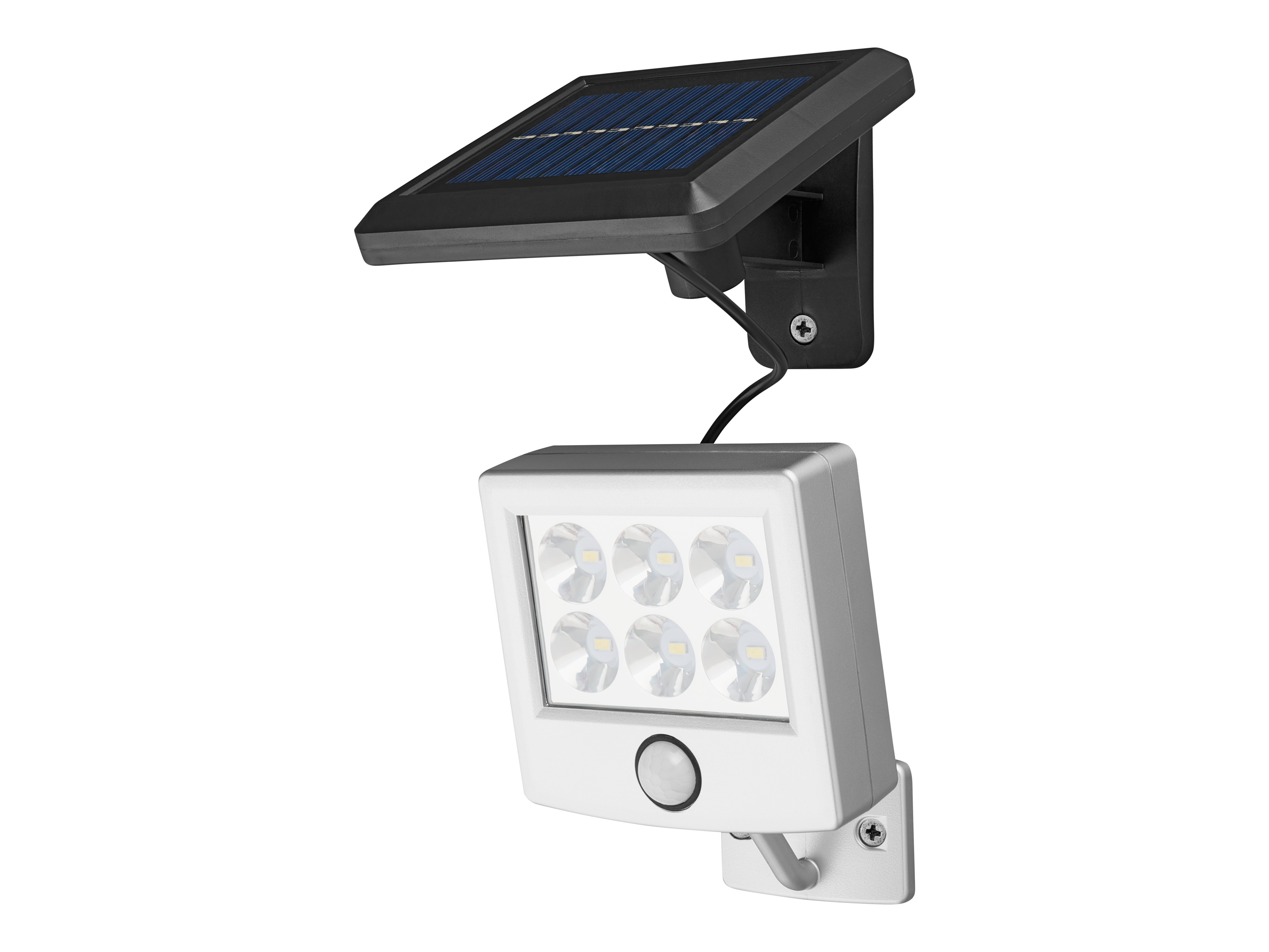 Livarno home Reflektor solarny LED z czujnikiem ruchu Odrębny panel solarny
