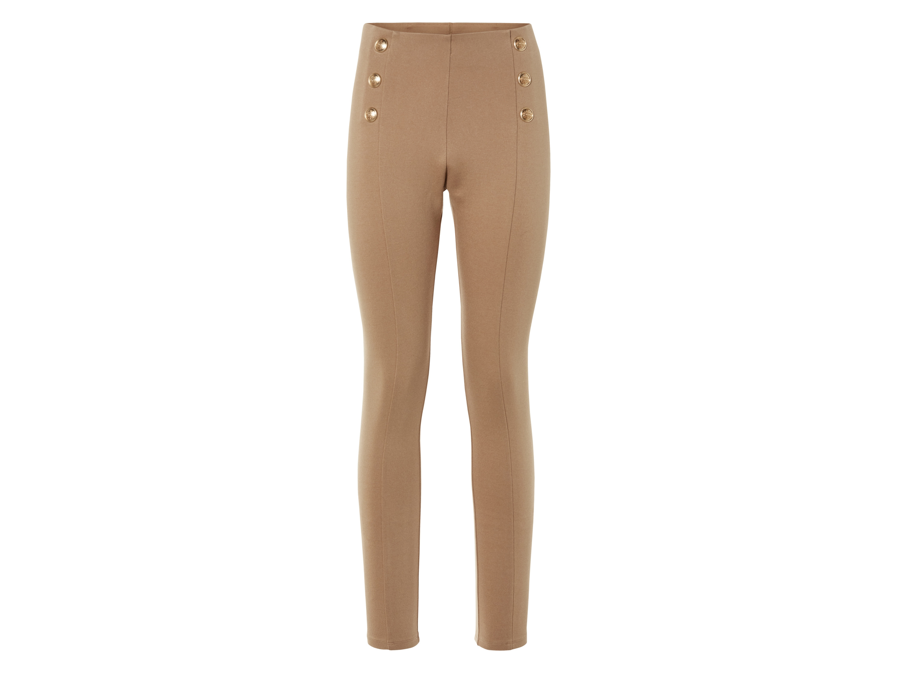 esmara Legginsy damskie z wiskozą XS 32/34, Beżowy