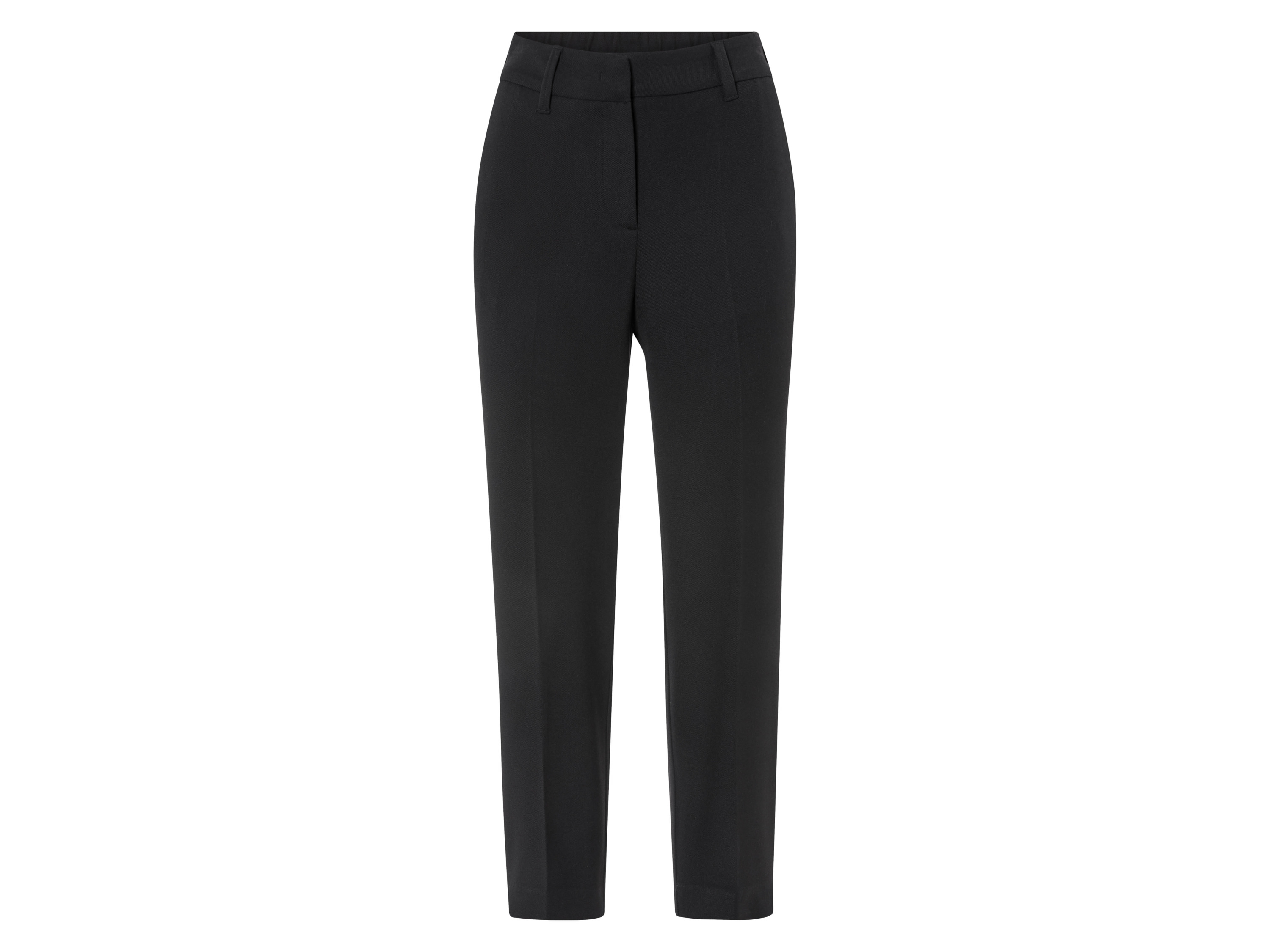 esmara Spodnie slacks damskie Czarny, 46