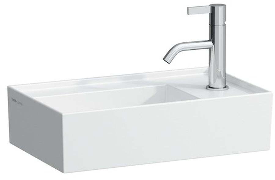 Darmowa Dostawa - Umywalka 46x28 cm prostokątna ścienna-meblowa biała Laufen Kartell H8153340001111