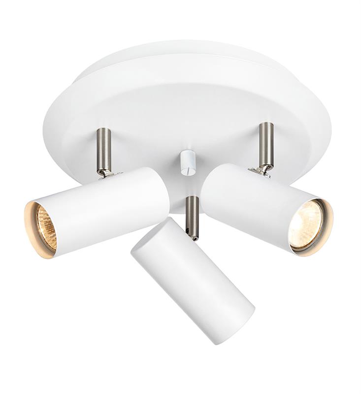 Darmowa Dostawa - Lampa podsufitowa 3x12 W biała Markslöjd Barcelona 107349