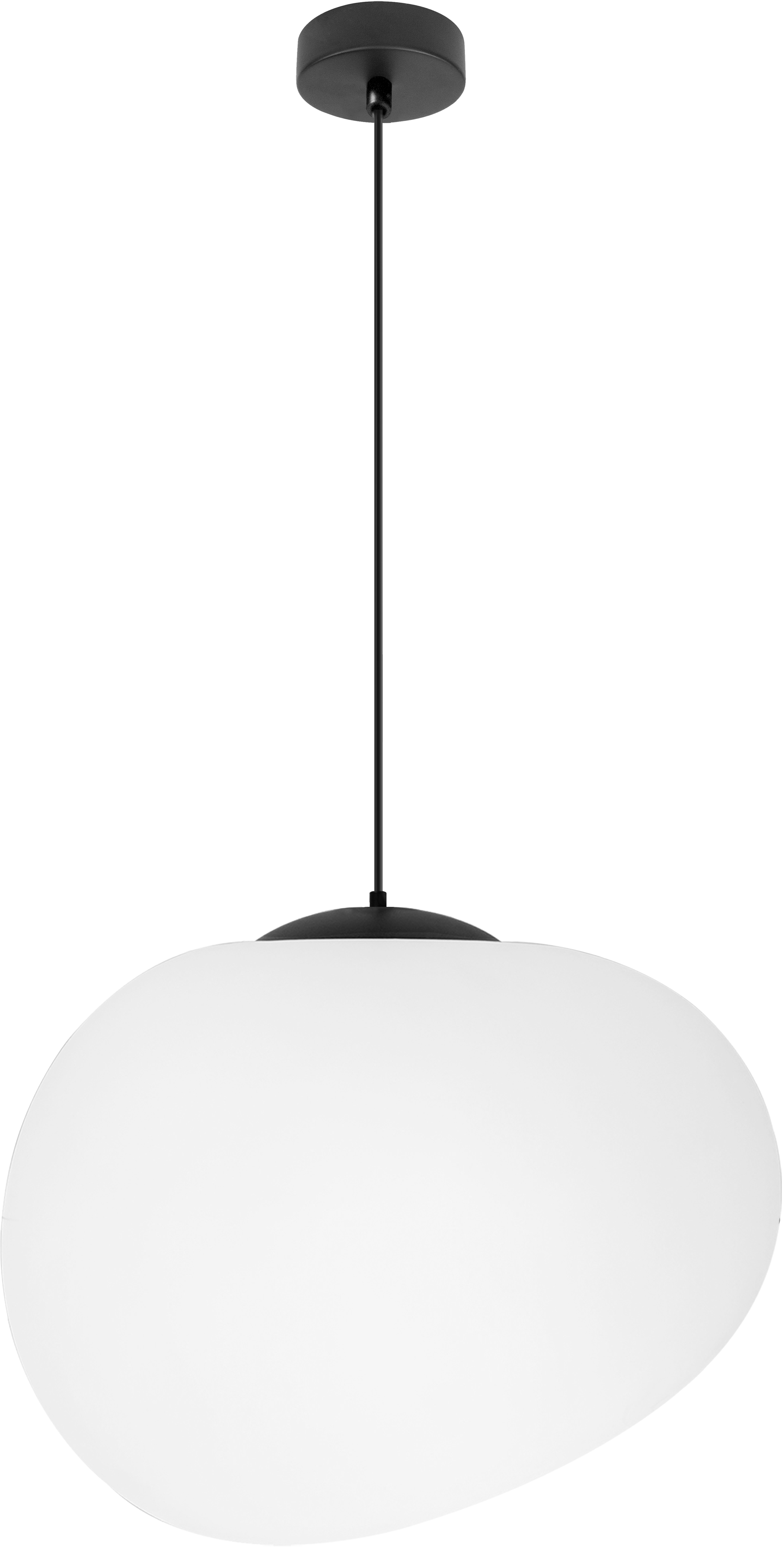 Darmowa Dostawa - Lampa wisząca 1x40 W biała-czarna Candellux Stones 3135141