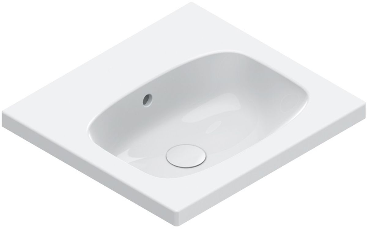 Darmowa Dostawa - Umywalka 50x46 cm prostokątna ścienna-meblowa biała Catalano Alvea 0620500001