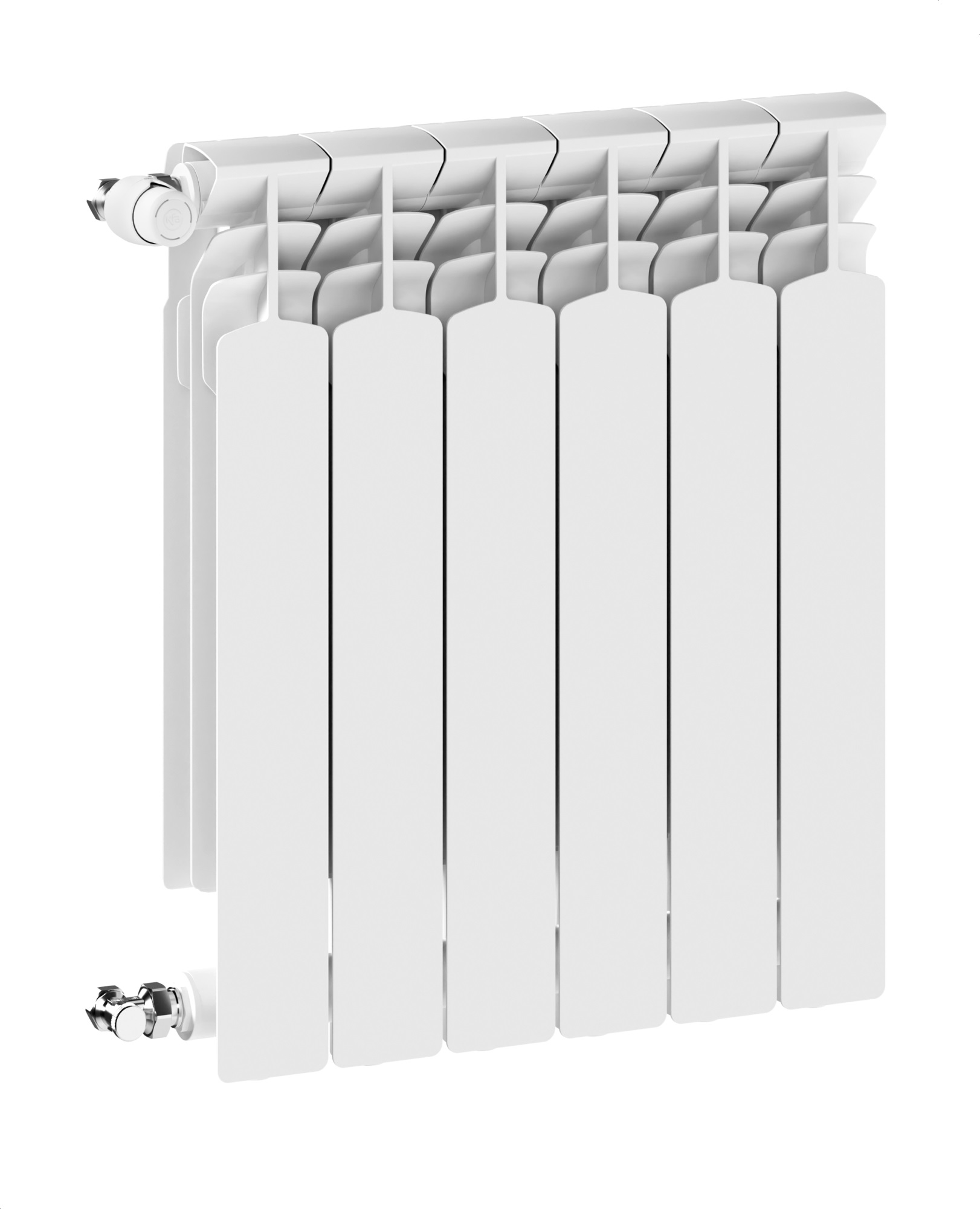 Darmowa Dostawa - Grzejnik pokojowy 67.2x48.3 cm podłączenie boczne biały KFA Armatura G600F 77206044