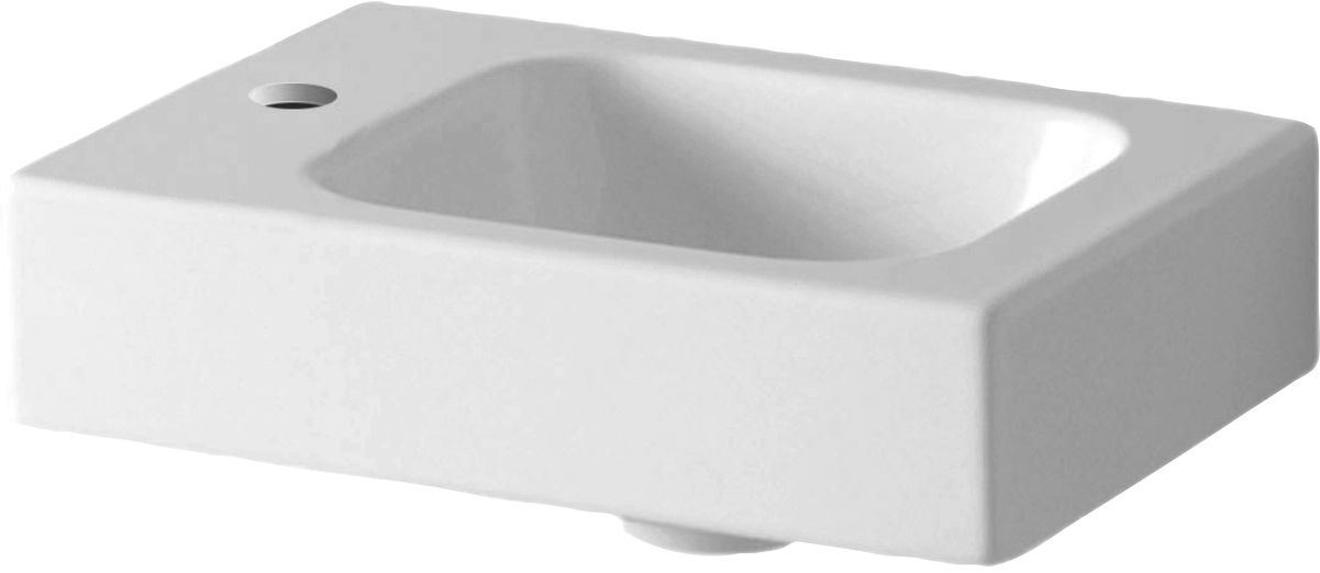 Darmowa Dostawa - Umywalka 38x28 cm prostokątna ścienna-meblowa biała Geberit iCon 124836000