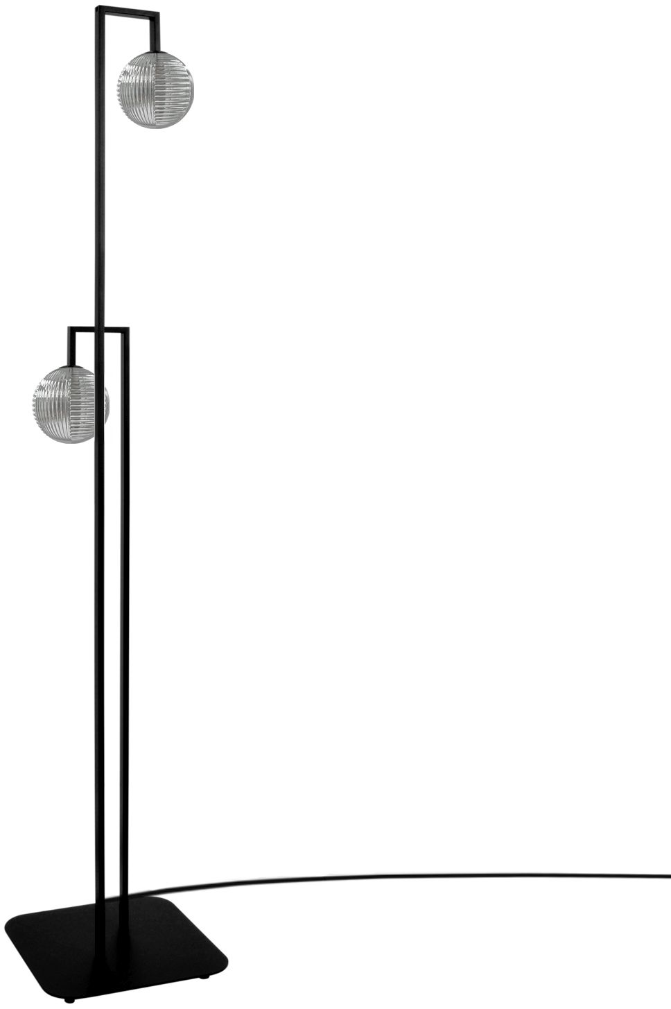 Darmowa Dostawa - Lampa stojąca 2x10 W czarna-grafitowa Kaja Tores K5774