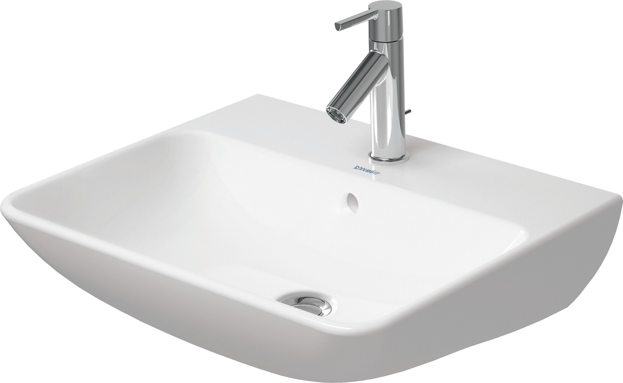 Darmowa Dostawa - Umywalka 55x44 cm prostokątna ścienna biała Duravit ME by Starck 2335550000