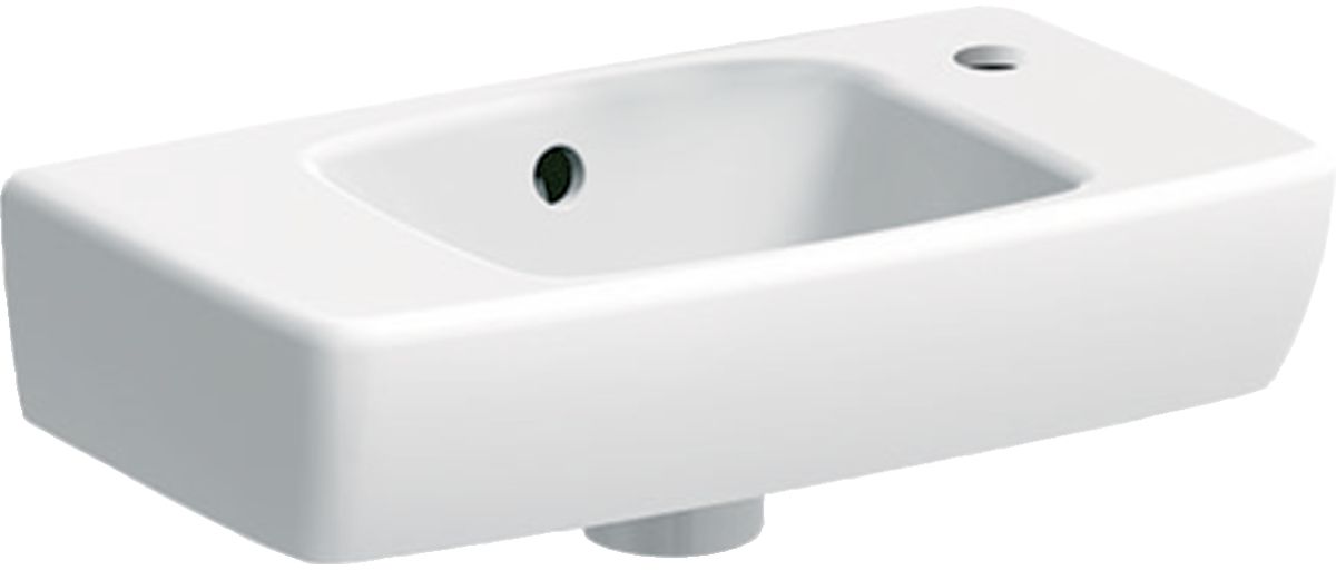 Darmowa Dostawa - Umywalka 45x25 cm prostokątna ścienna biała Geberit Selnova Compact 500318015