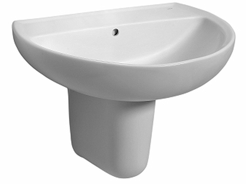 Darmowa Dostawa - Umywalka 60x45.5 cm półokrągła ścienna biała Koło Rekord K91060000