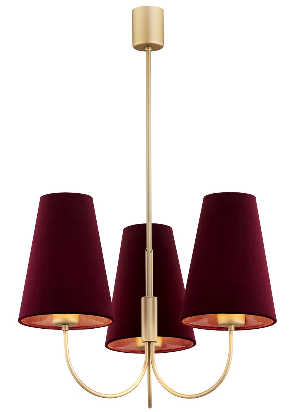 Darmowa Dostawa - Lampa podsufitowa 3x15 W złota Argon Safiano 6270