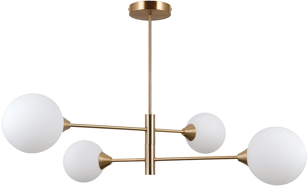Darmowa Dostawa - Lampa podsufitowa 4x5 W mosiądz Italux Evora PND553424HB