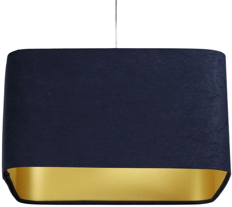 Darmowa Dostawa - Lampa wisząca 1x60 W złota-granatowa BPS Koncept Kwadro sue KW10840W20