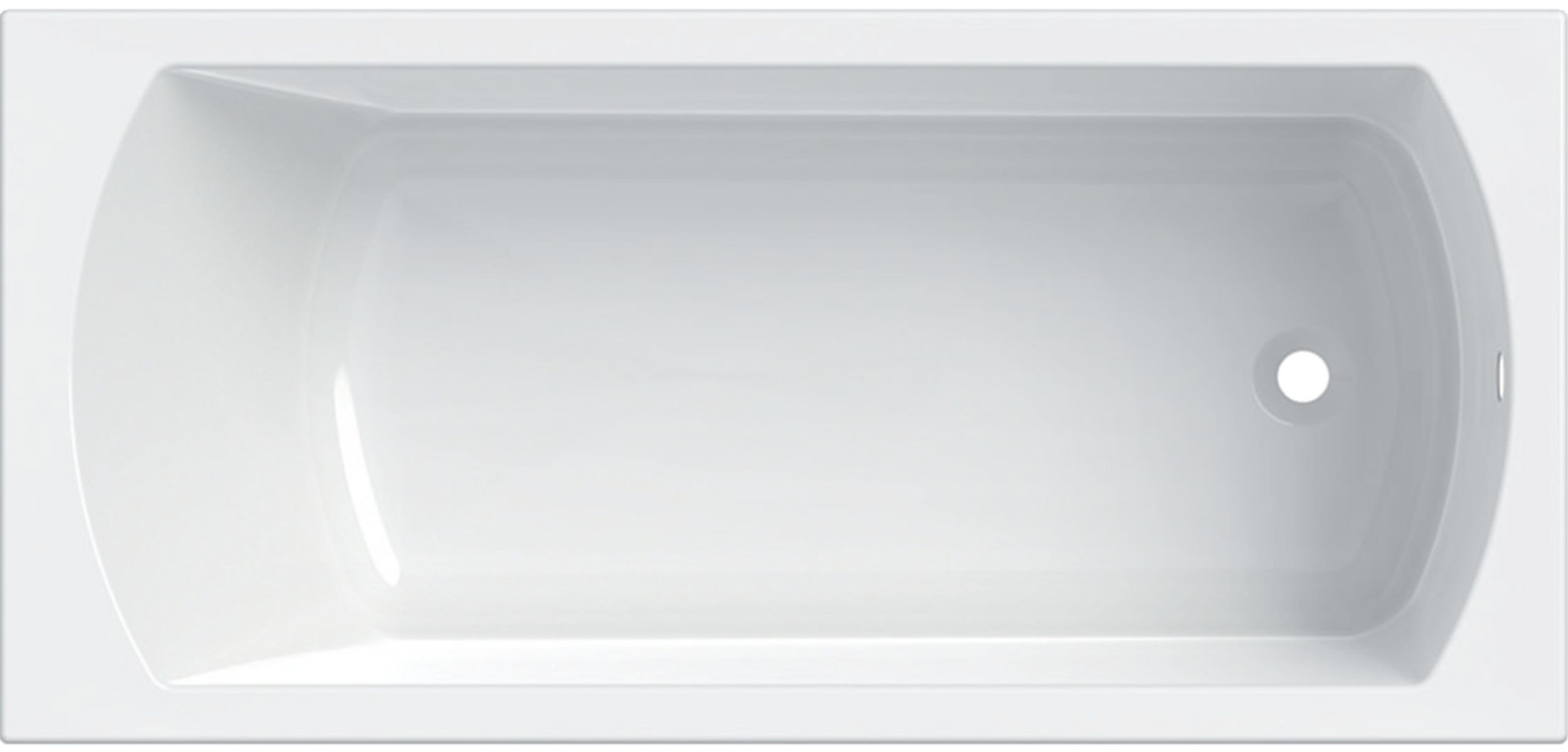 Darmowa Dostawa - Wanna prostokątna 180x80 cm biała Geberit Perfect 554074011