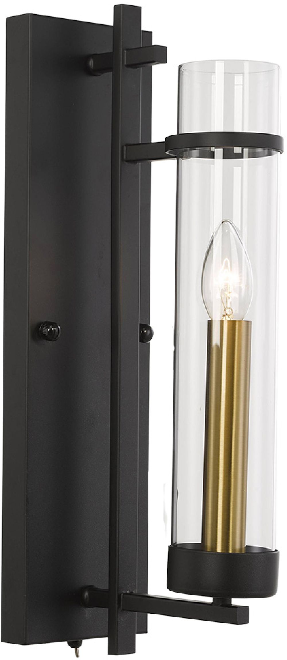 Darmowa Dostawa - Kinkiet 1x40 W czarny Italux Aspen WL311861ABL