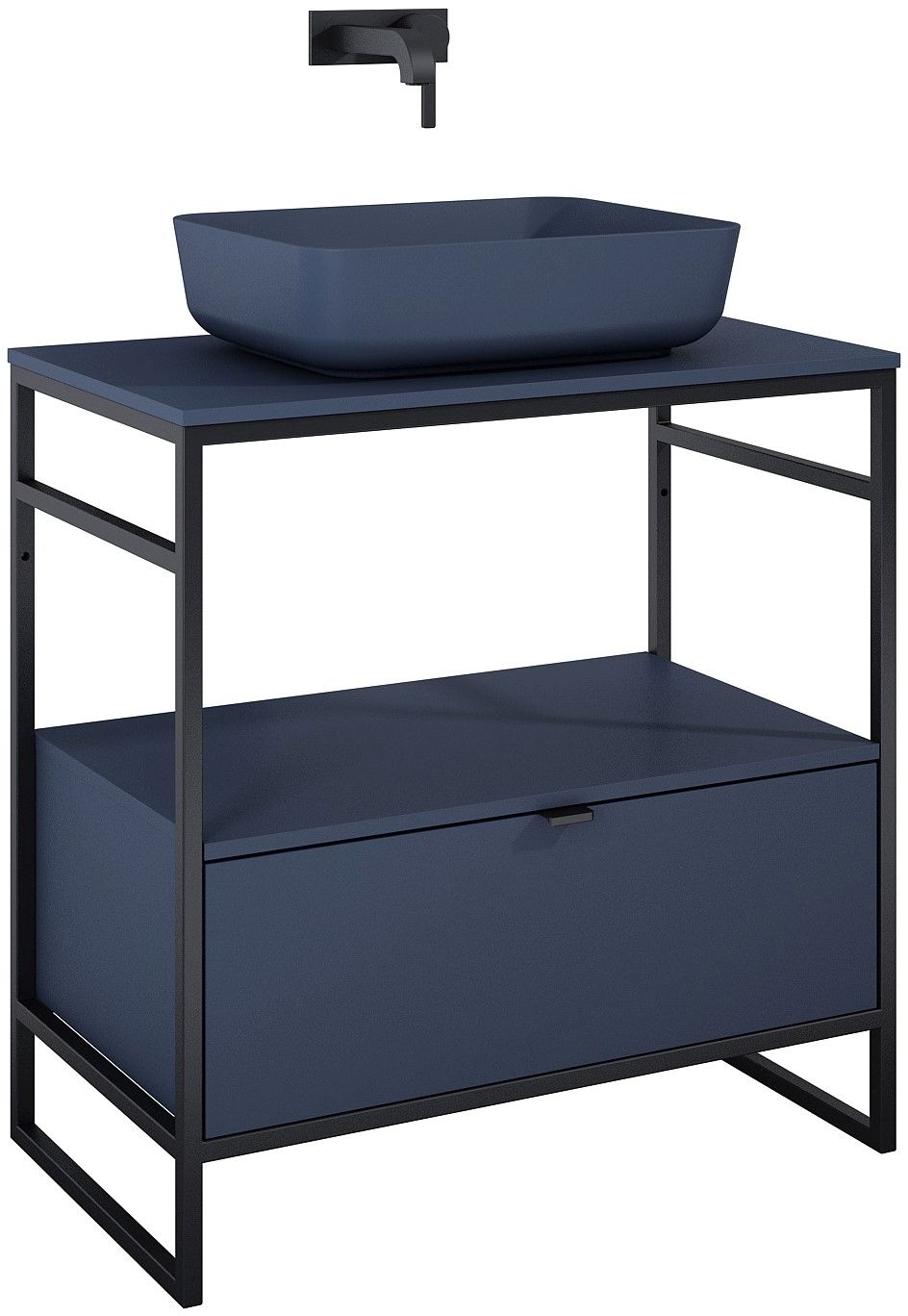 Darmowa Dostawa - Szafka 75.7x45.5x27.5 cm niebieska Elita Indus RE010800077030