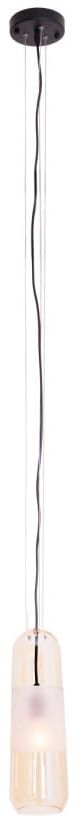 Darmowa Dostawa - Lampa wisząca 1x12 W czarna-szampan MaxLight Mauri P0589