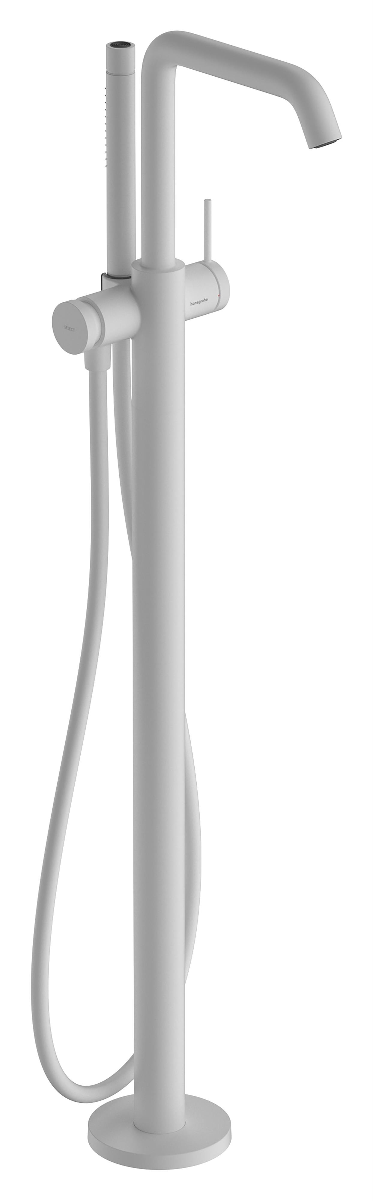 Darmowa Dostawa - Bateria wannowa wolnostojąca biały Hansgrohe Tecturis S 73440700