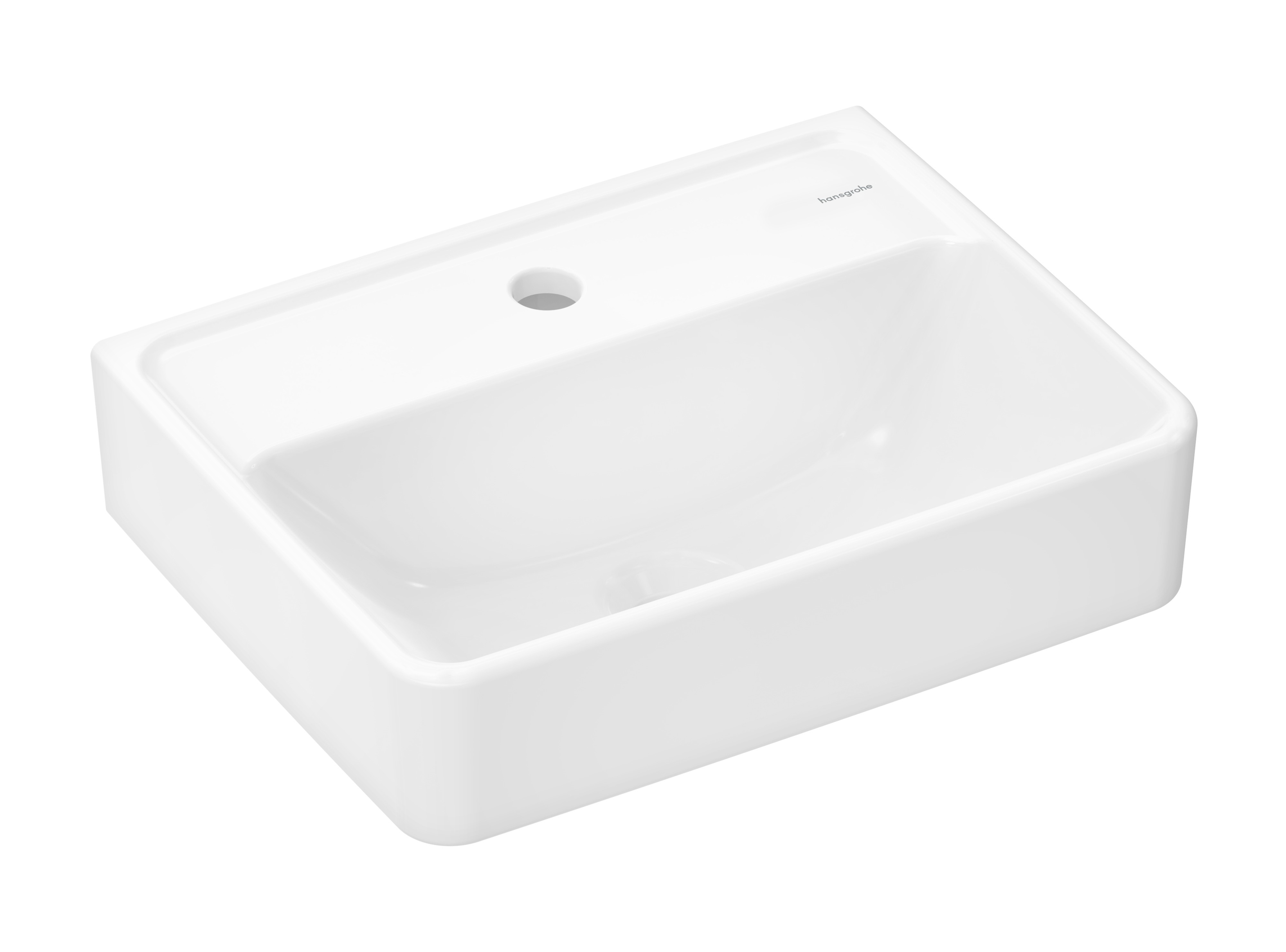 Darmowa Dostawa - Umywalka 45x34 cm prostokątna ścienna biała Hansgrohe Xanuia Q 60230450