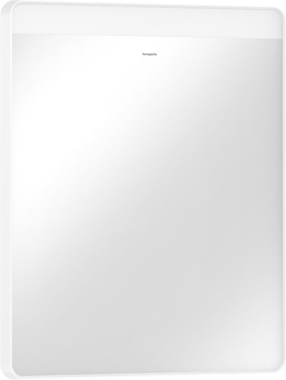 Darmowa Dostawa - Lustro 60x70 cm prostokątne z oświetleniem biały Hansgrohe Xarita Lite Q 54957700