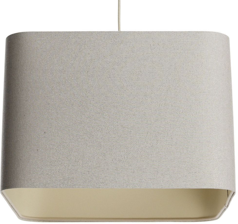 Darmowa Dostawa - Lampa wisząca 1x60 W beżowa BPS Koncept Kwadro len light KW00740W30