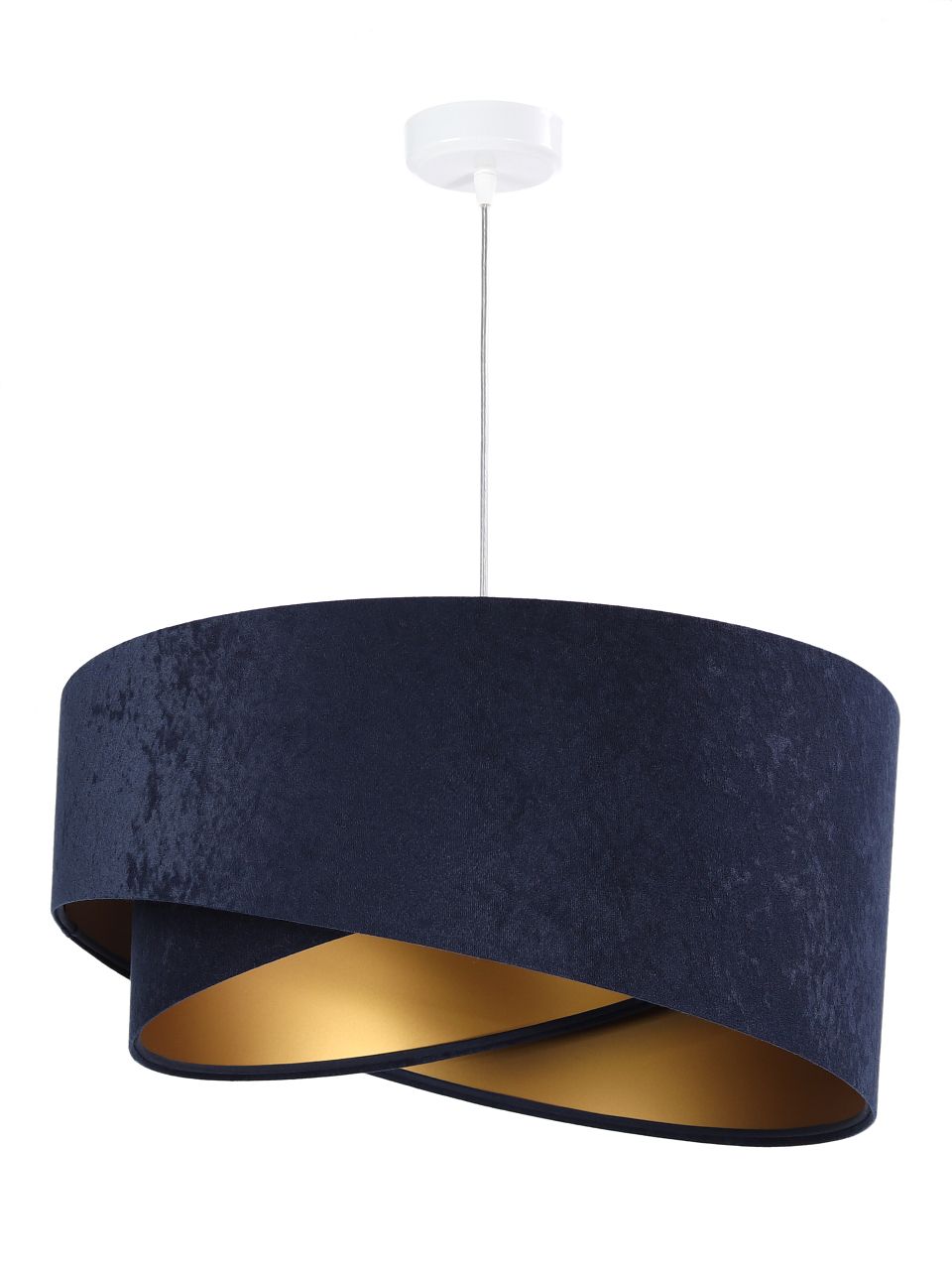 Darmowa Dostawa - Lampa wisząca 1x60 W złota-granatowa BPS Koncept Galaxy 060044