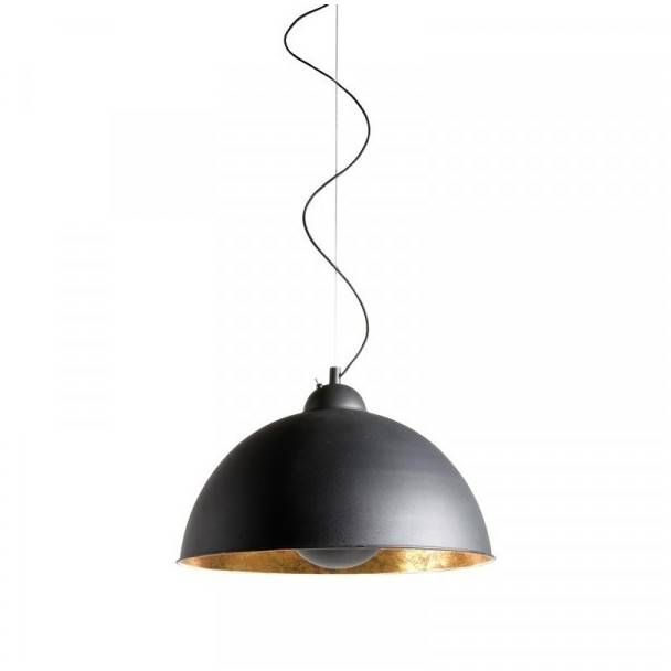 Darmowa Dostawa - Lampa wisząca 1x20 W czarna-złota Abruzzo Retro ABRGEO