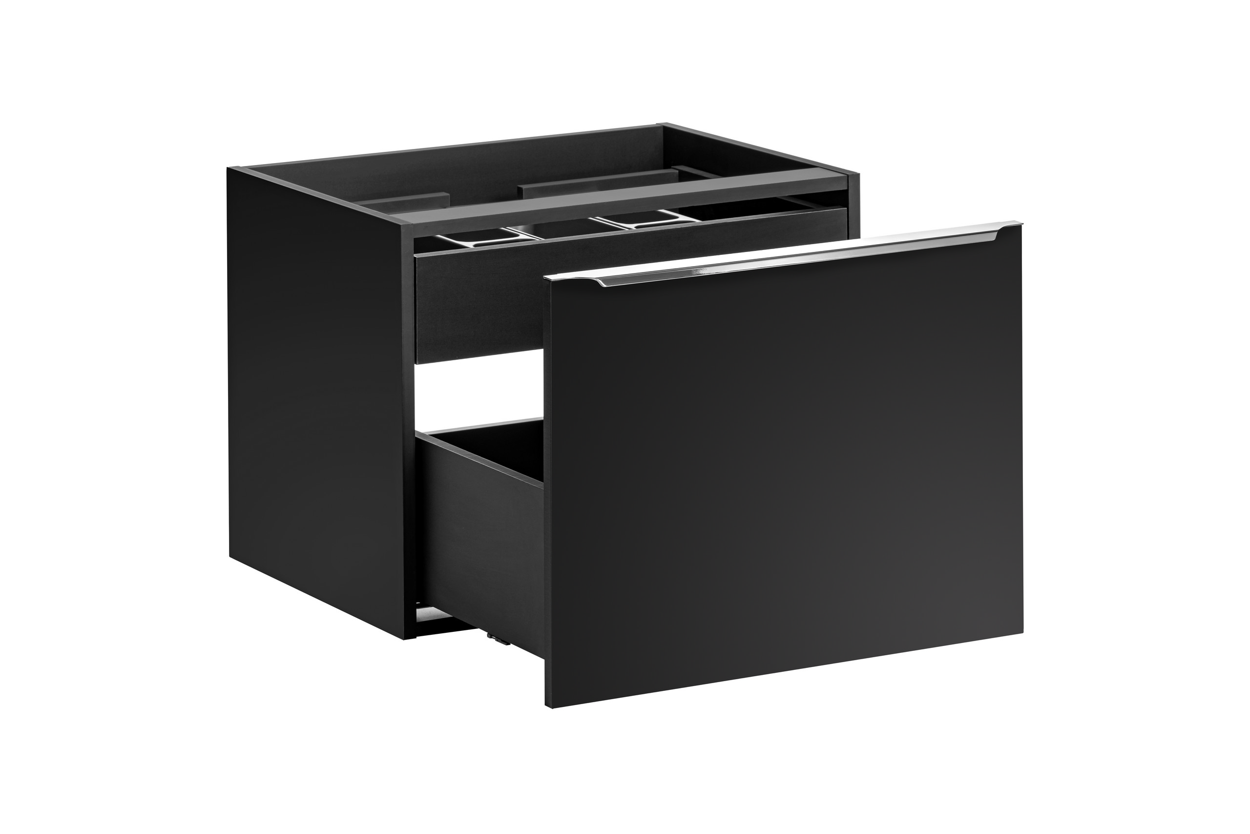 Darmowa Dostawa - Szafka 60x46x45.6 cm podumywalkowa wisząca czarna Comad Santa Fe Black SANTAFEBLACK8260B2S