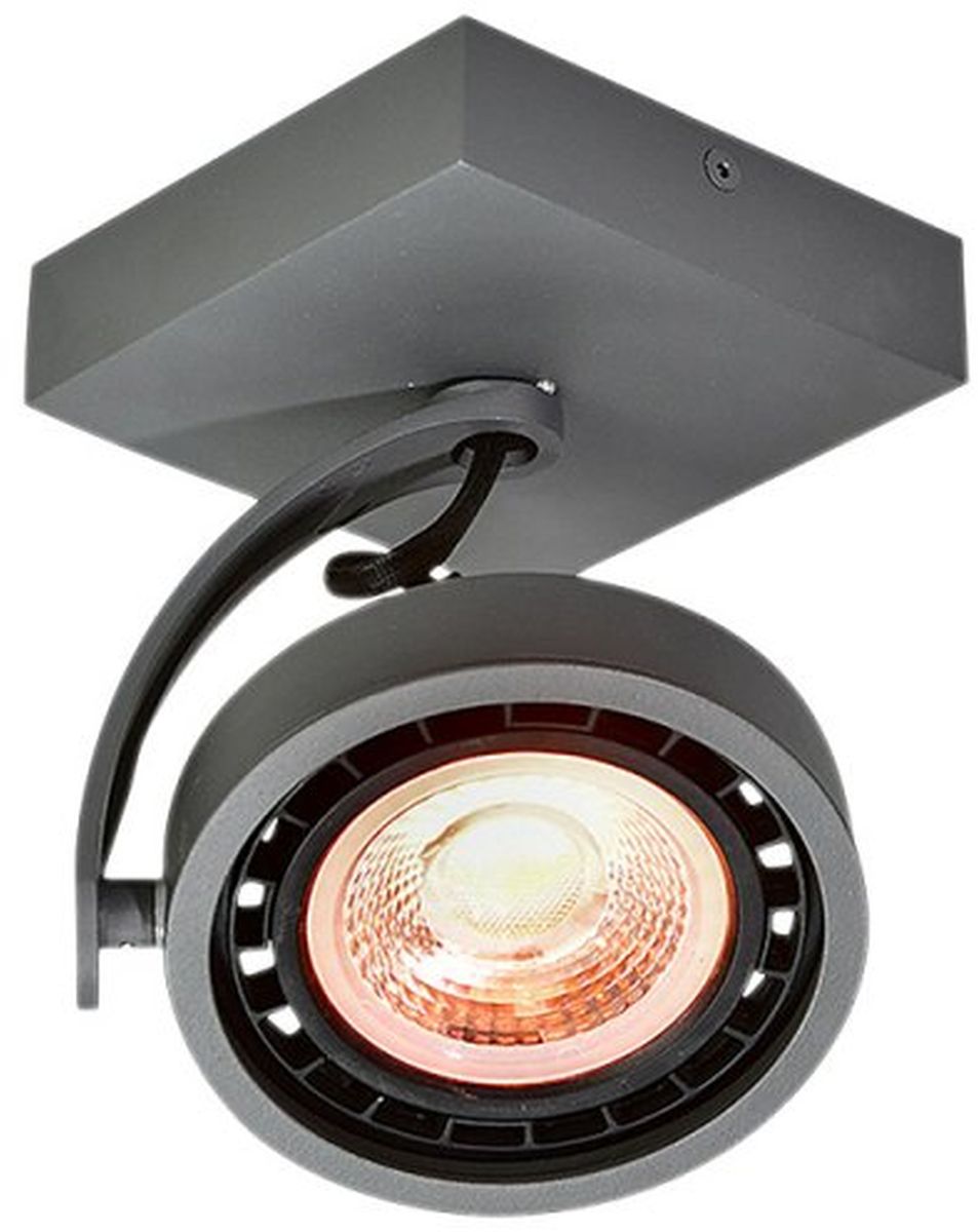 Darmowa Dostawa - Lampa podsufitowa 1x40 W grafitowa GTV Wally OSWALLY15DEC