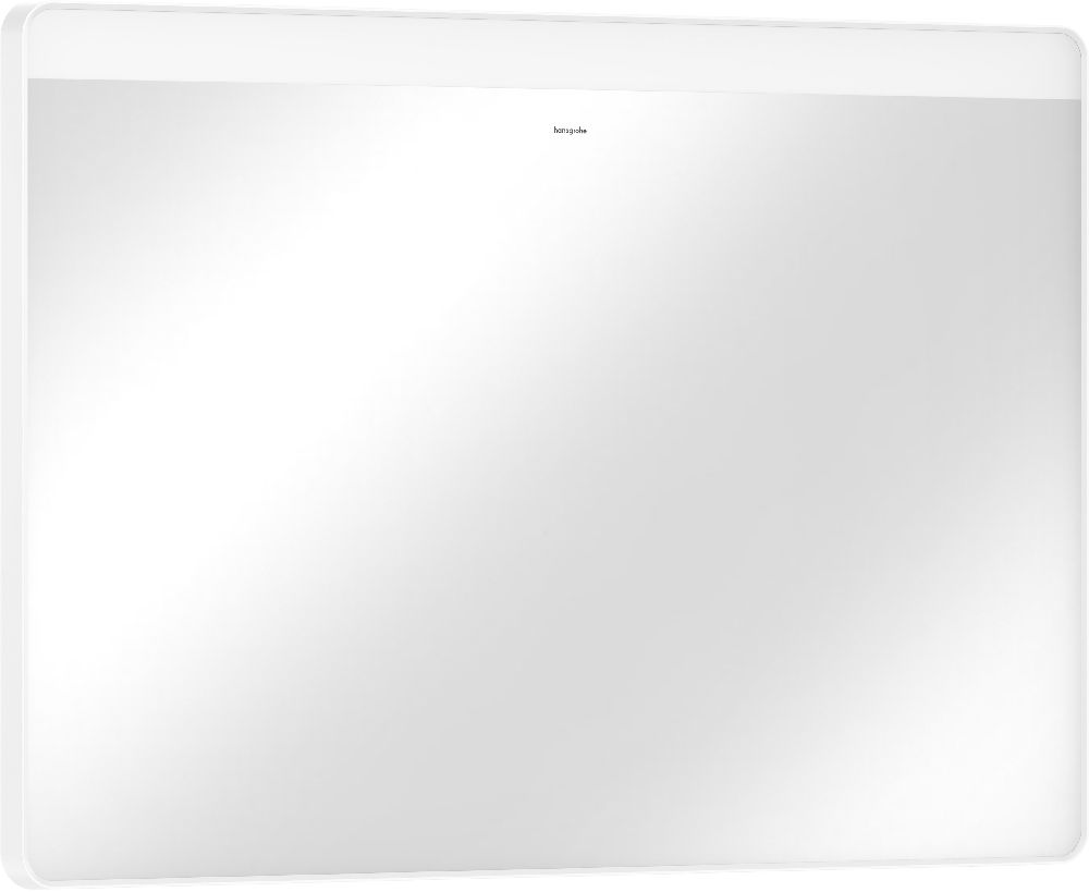 Darmowa Dostawa - Lustro 100x70 cm prostokątne z oświetleniem biały Hansgrohe Xarita Lite Q 54972700