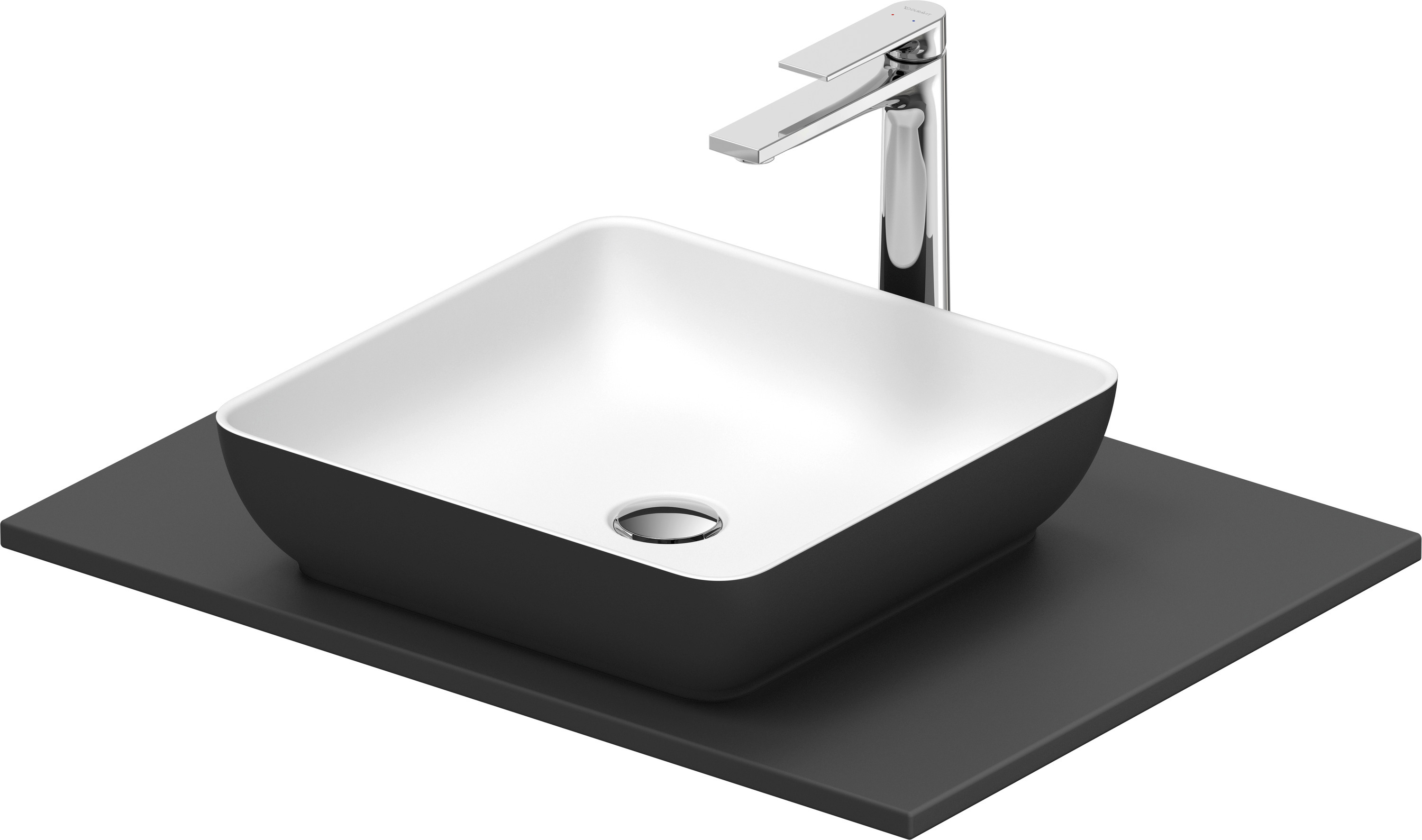 Darmowa Dostawa - Umywalka z konsolą 68 cm szarą Duravit Sivida 268017FI00