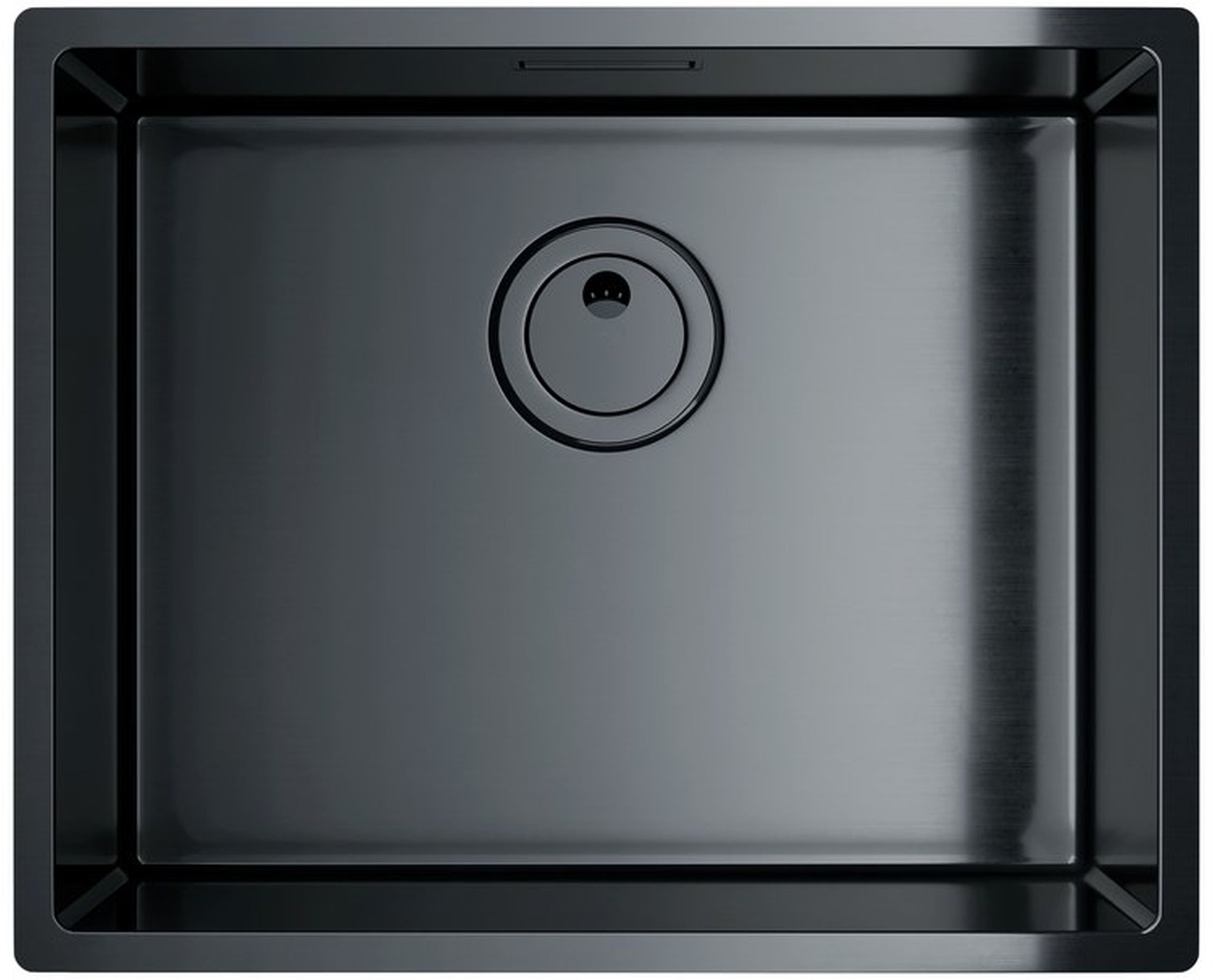 Darmowa Dostawa - Zlewozmywak stalowy 54x44 cm Globalo Exclusive Riwolo RIWOLO501ANTHRACITE