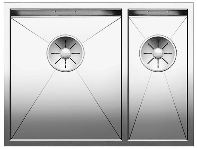Darmowa Dostawa - Zlewozmywak stalowy 58.5x44 cm stal Blanco Zerox 340/180-U 521613